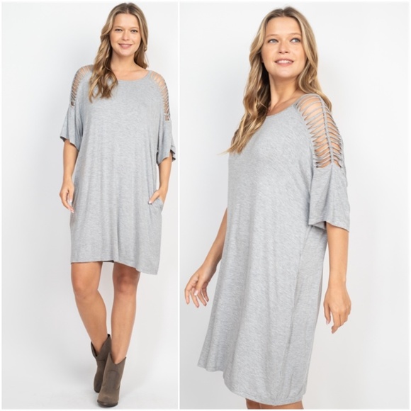 Trend Setter Diva Boutique Dresses & Skirts - Little grey dress